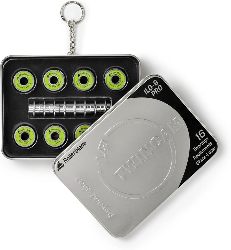 ROLLERBLADE Inline Skates ILQ-9 Pro Bearings, Green, 16 Pack - Image 1